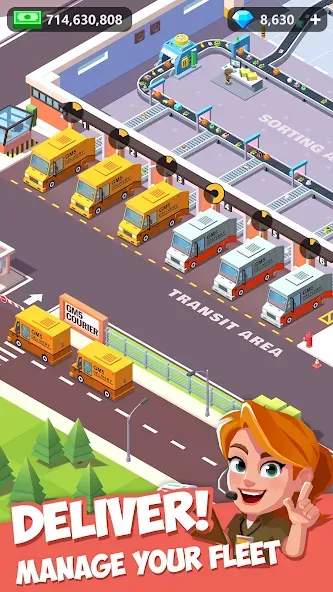 Idle Courier Tycoon