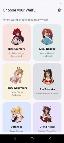 Waifu Select