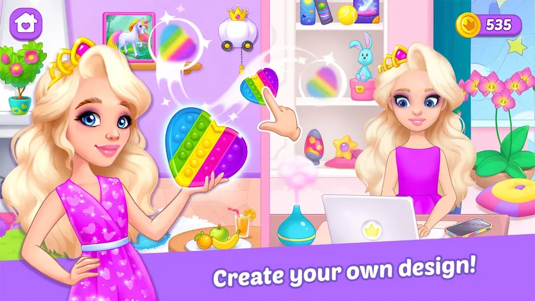 Princess Girl Paper House