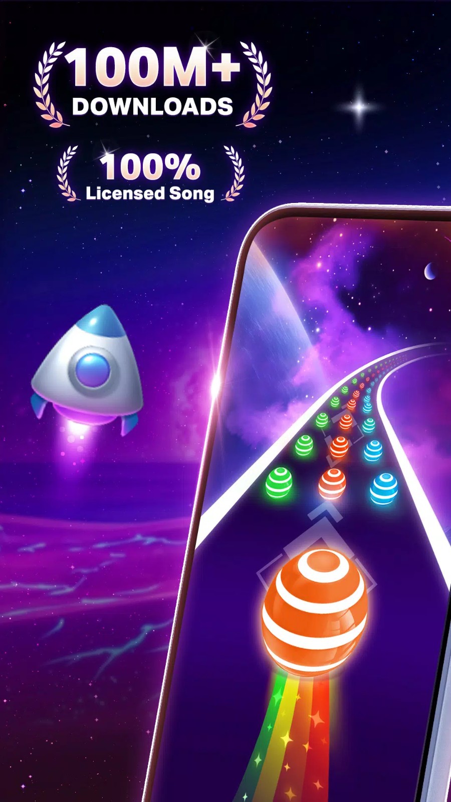 Dancing Road Color Balls Match