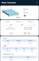 Epoxy Resin Calculator