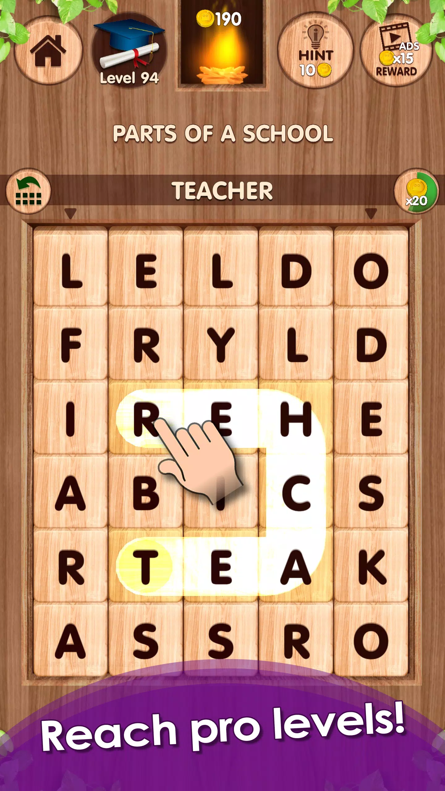 Falling! Word Game - Brain Training Games