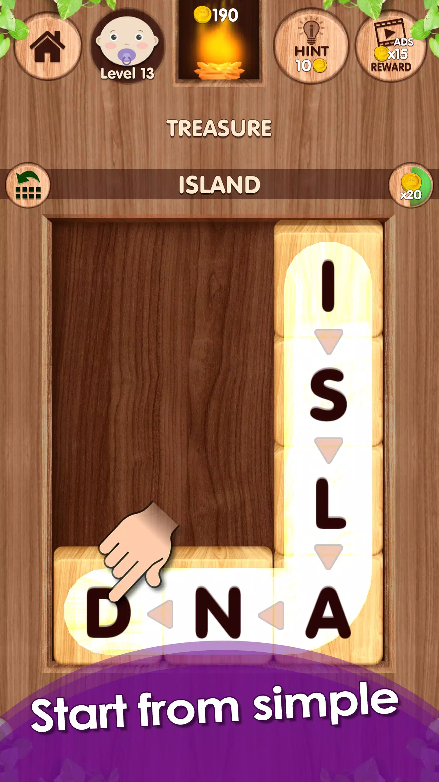 Falling! Word Game - Brain Training Games