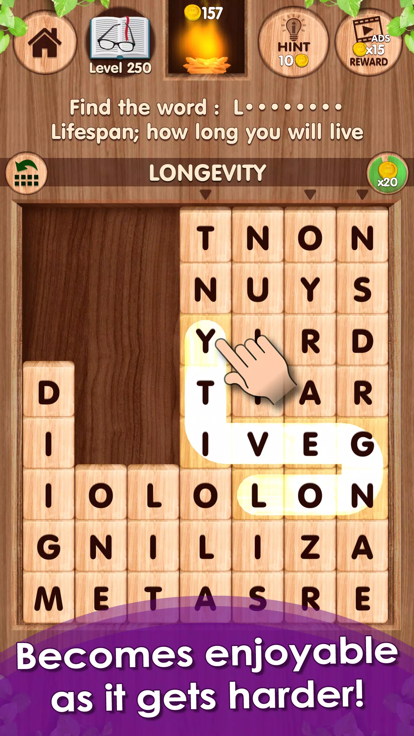 Falling! Word Game - Brain Training Games
