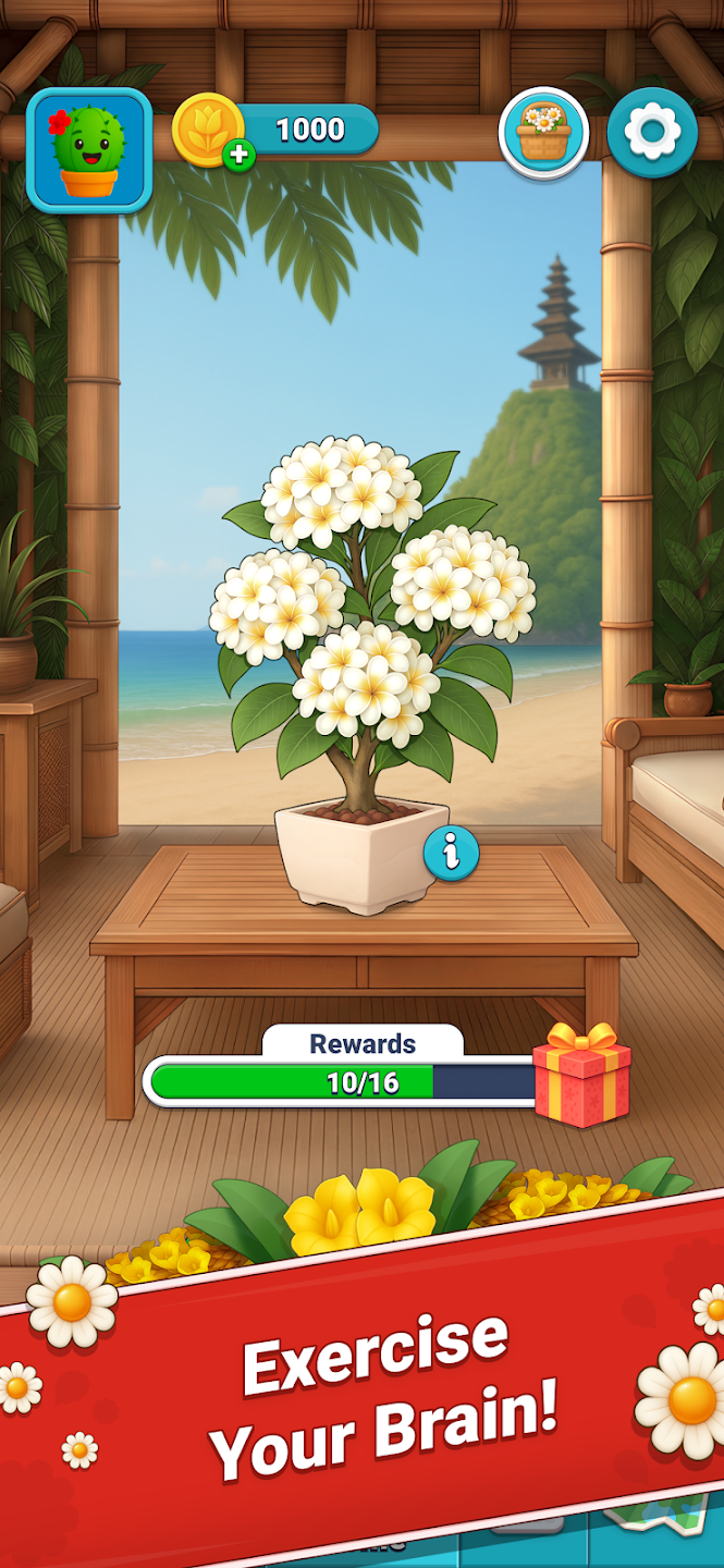 Word Game - Blossom Flower
