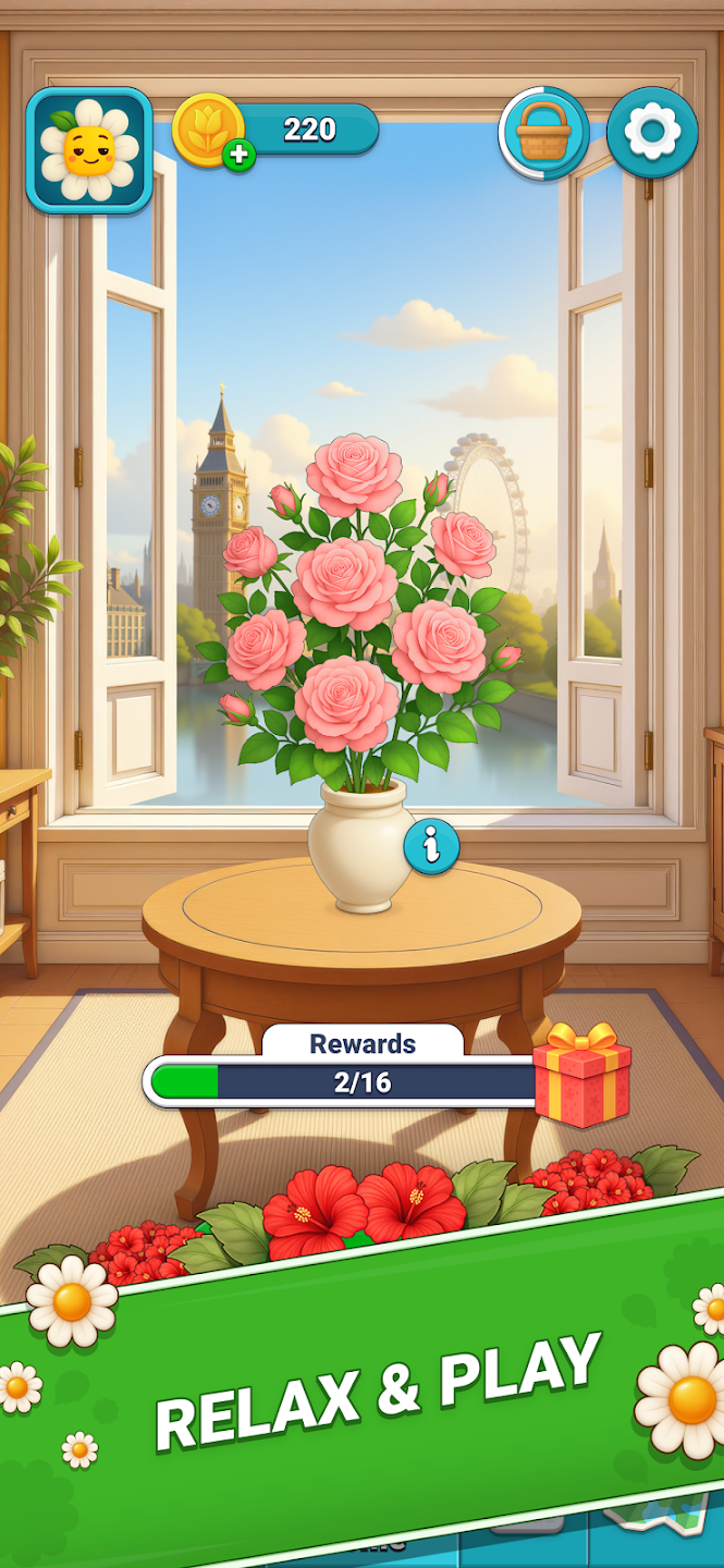 Word Game - Blossom Flower