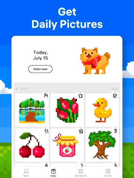 Pixel Art: Color by Number Pixel Art: Color by Number