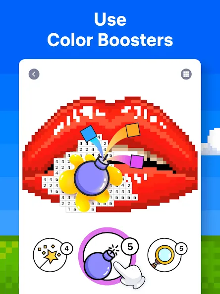 Pixel Art: Color by Number