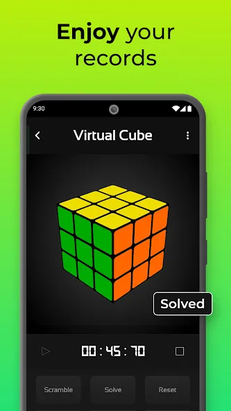CubeX - Solver, Timer, 3D Cube