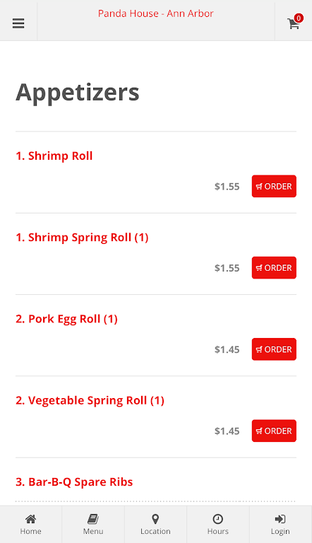 Panda House Ann Arbor Ordering