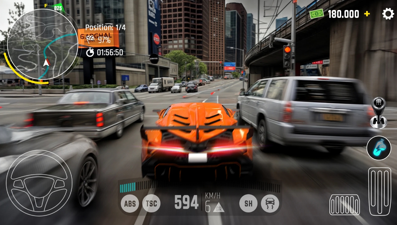 Car Driving Traffic Simulator