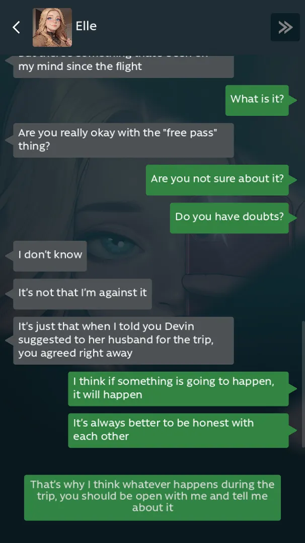 NTR Chat: My Girlfriend&#039;s Travel 0.9