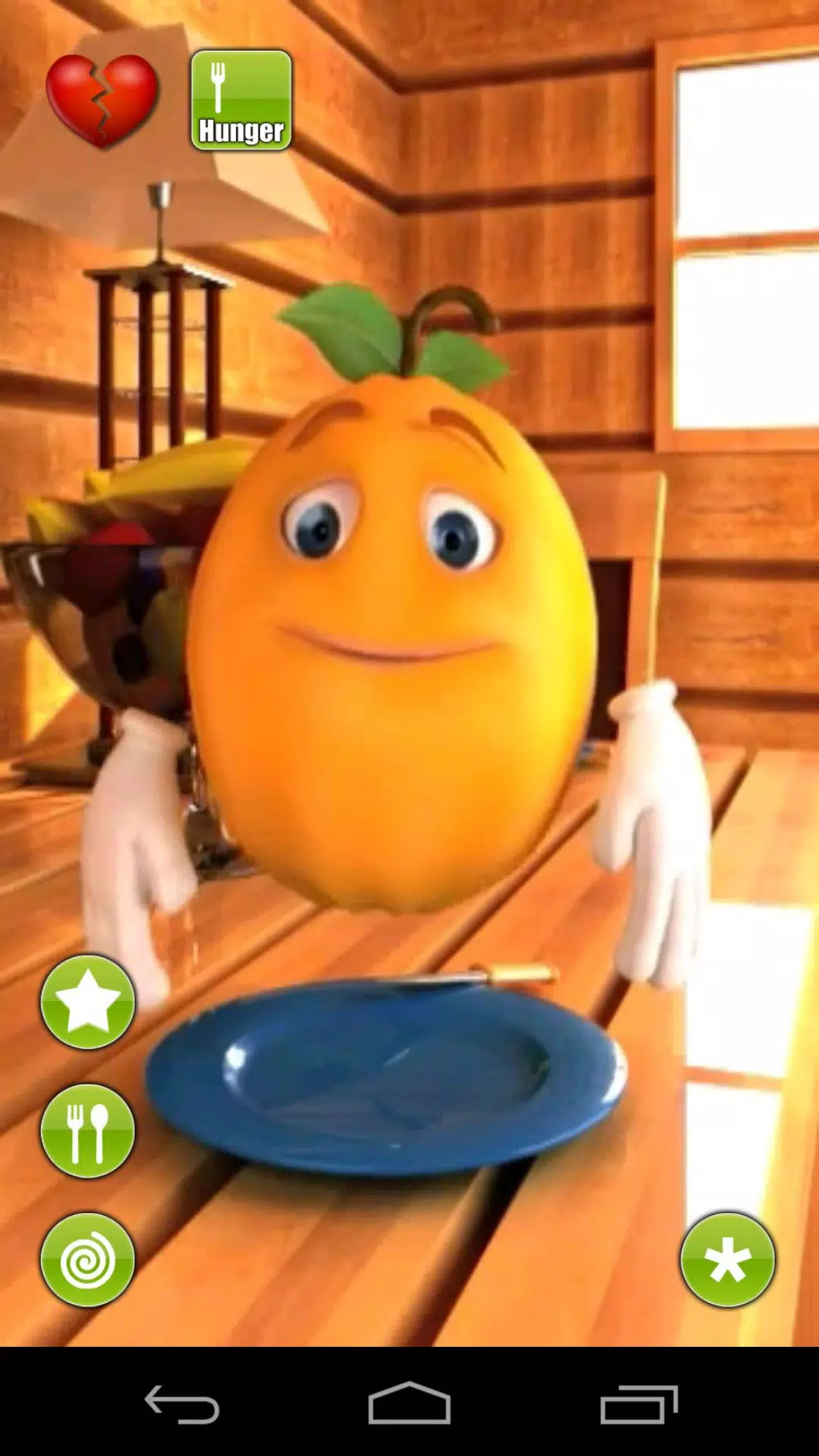 Annoying talking orange android recreation