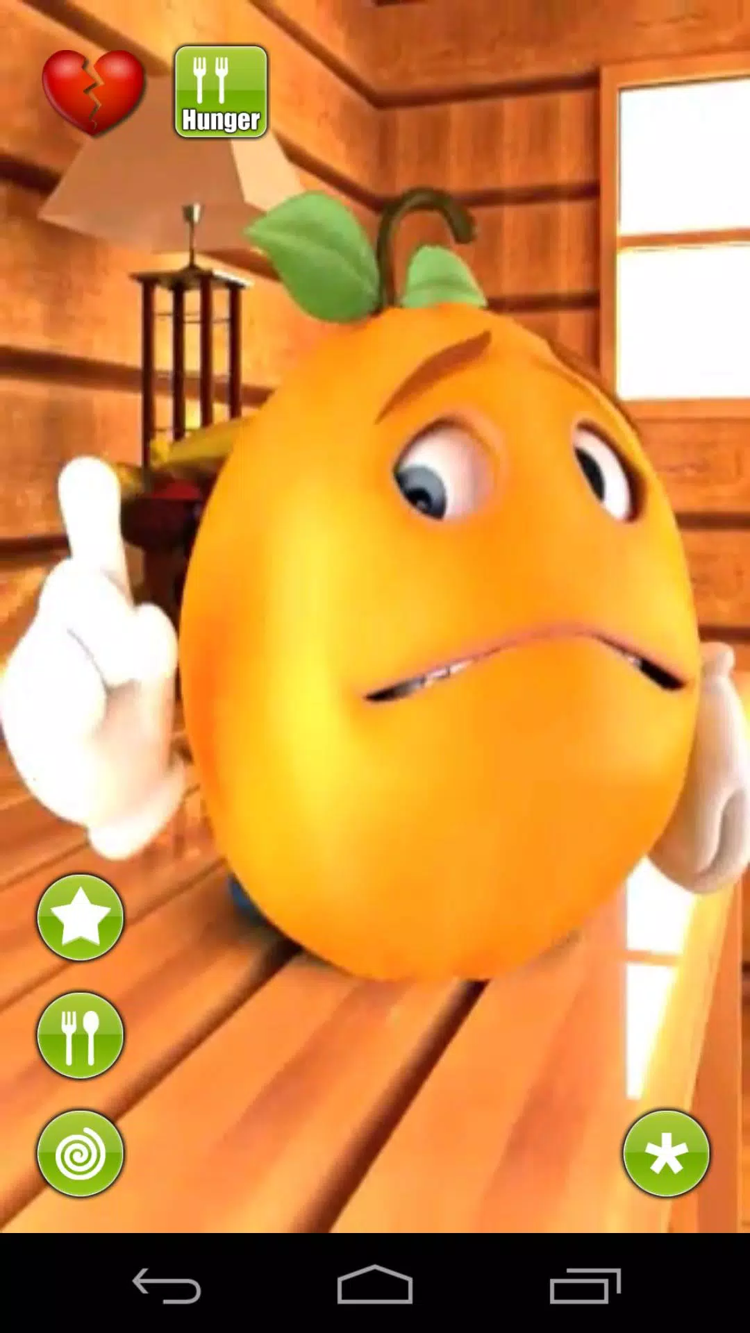 Annoying talking orange android recreation