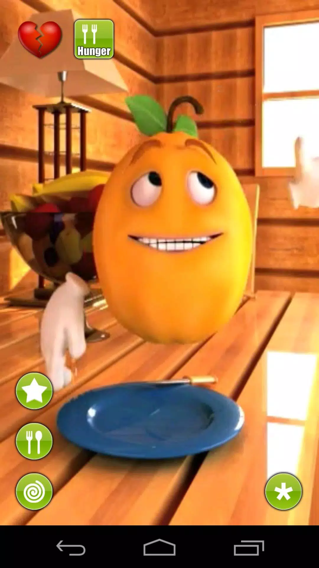 Annoying talking orange android recreation