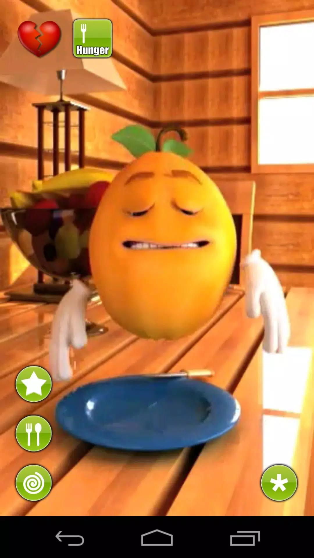 Annoying talking orange android recreation