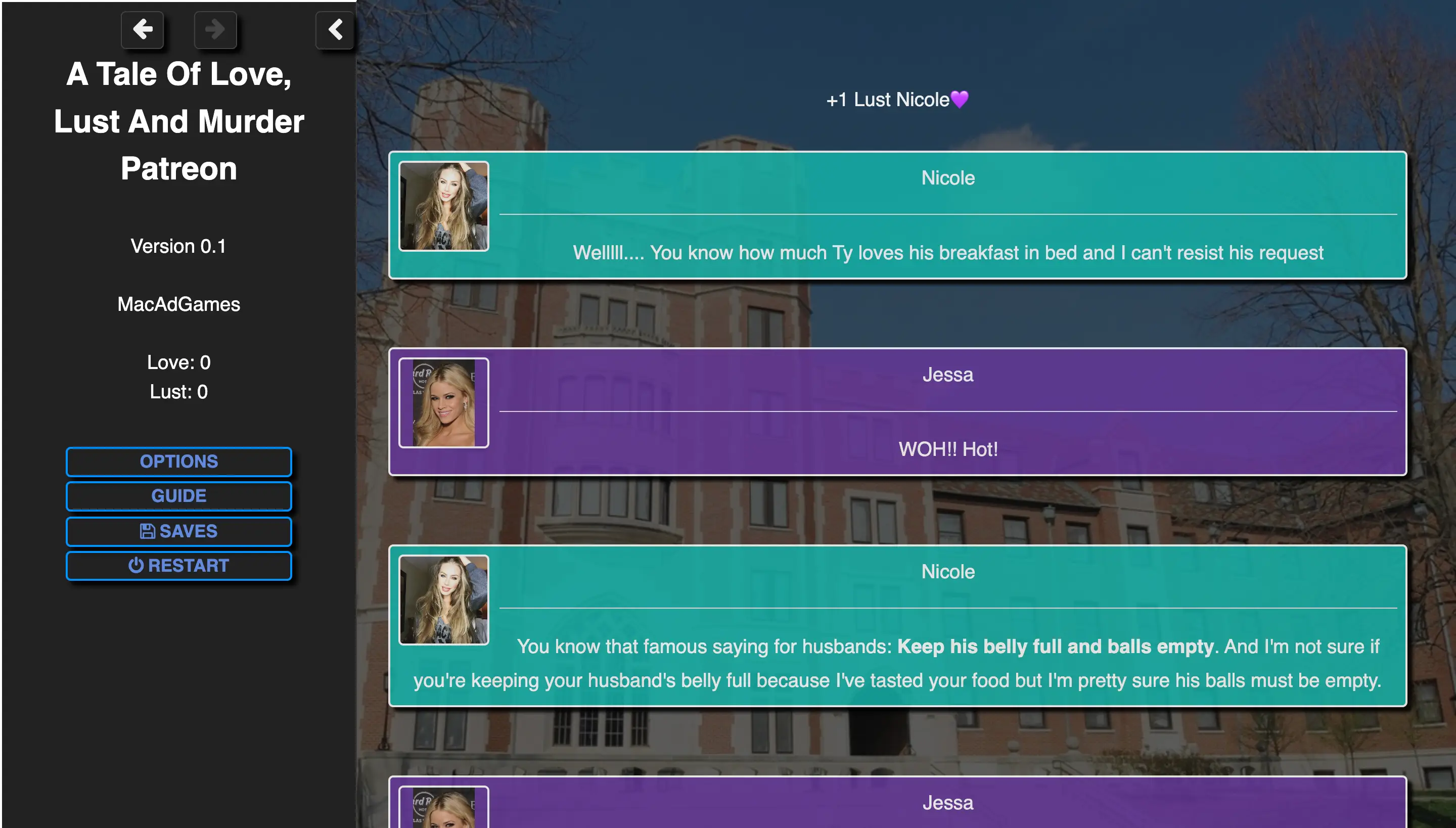 A Tale of Love, Lust & Murder