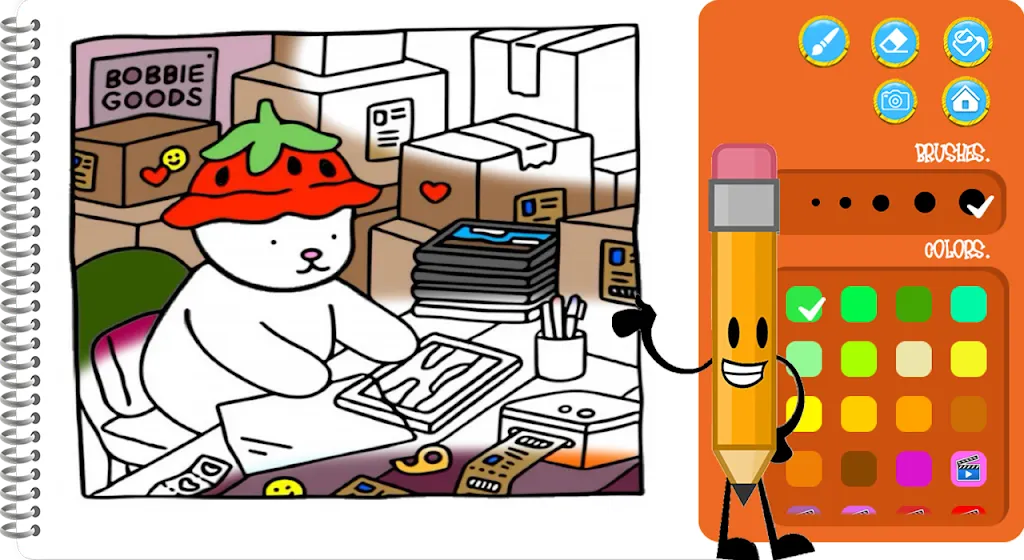 Bobbie Goods' - Coloring Book