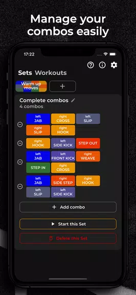 Shadow Boxing Workout Creator