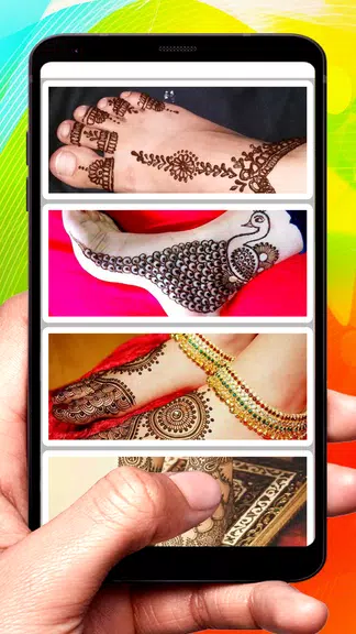 Foot Feet Leg Mehndi Designs Latest
