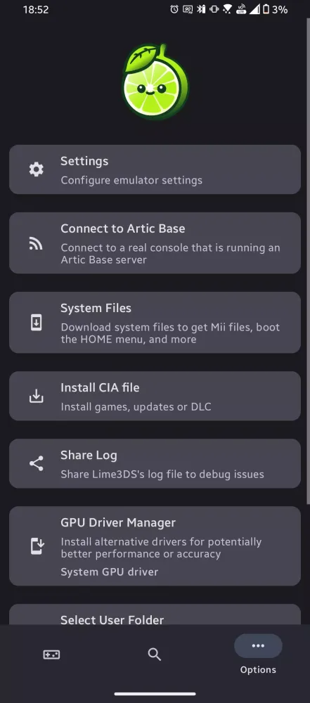 Lime Emulator