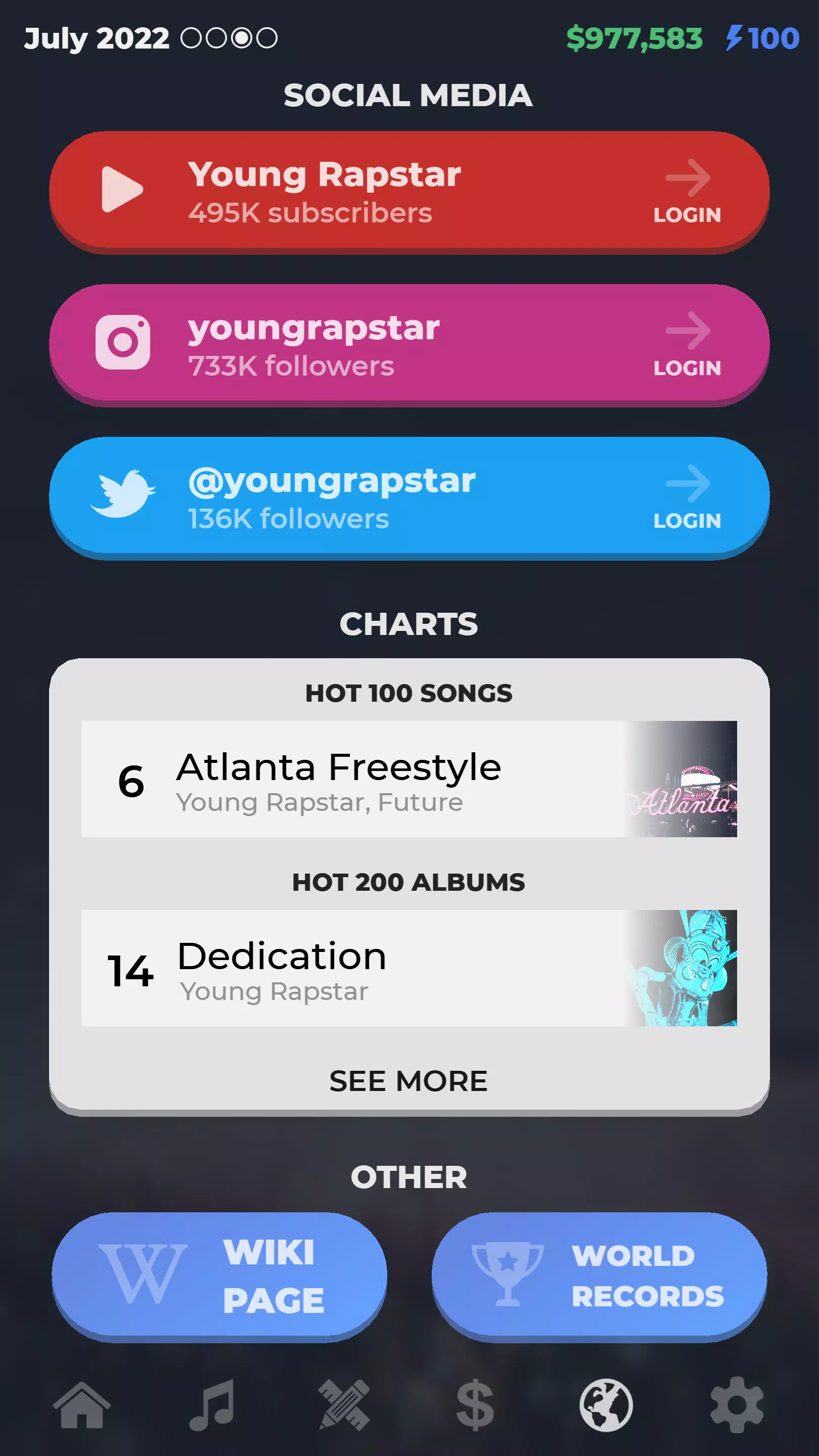 RAPSTAR - Rapper Simulator