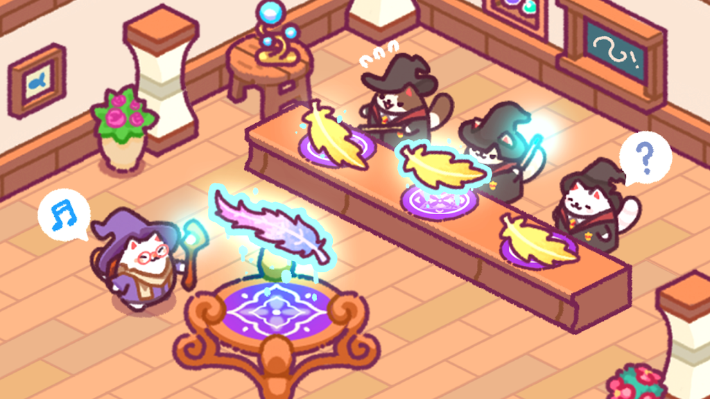 Cat Magic School : Cute Tycoon Mod