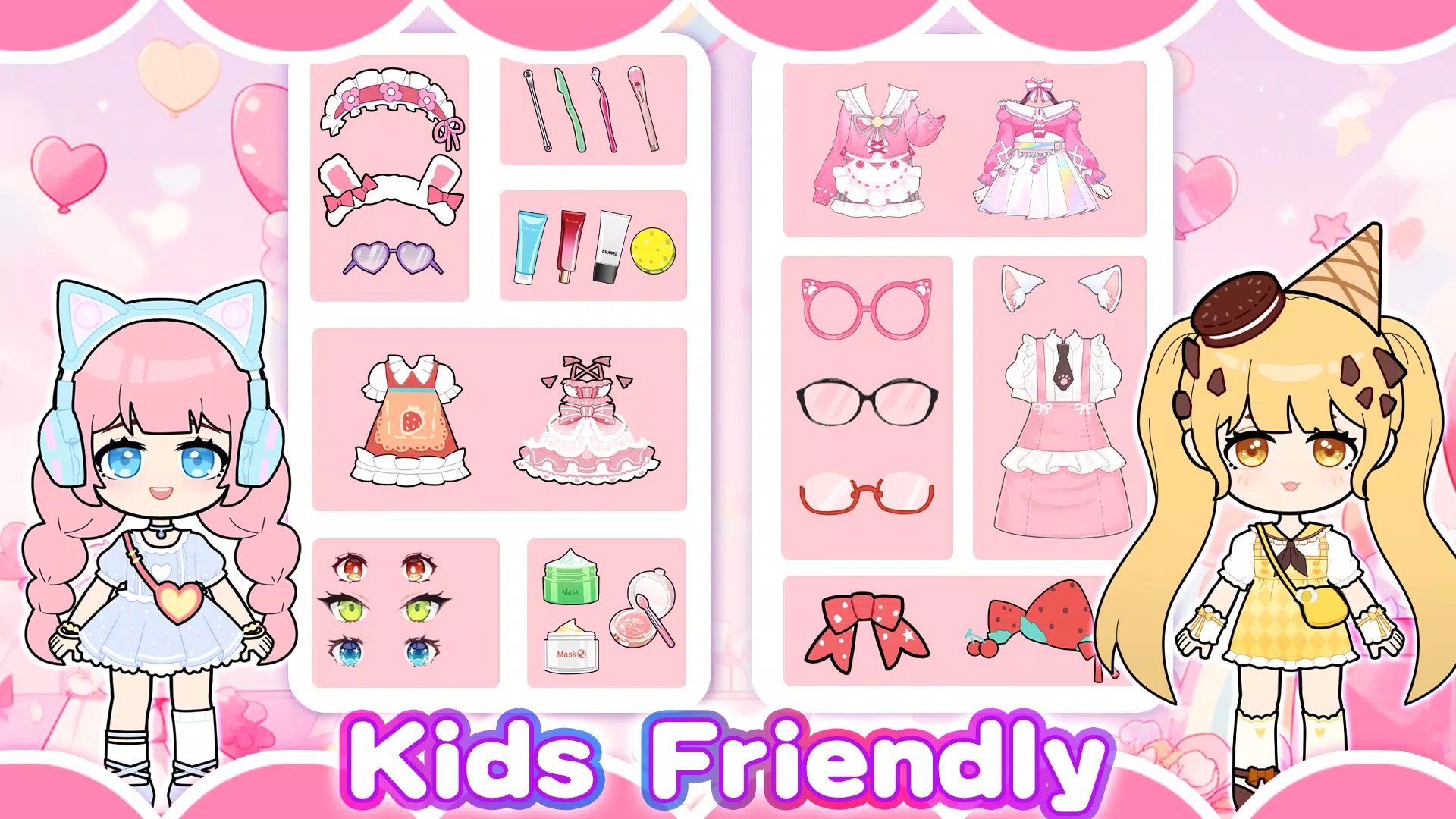 Doll Makeup: Dress up for kids Doll Makeup: Dress up for kids