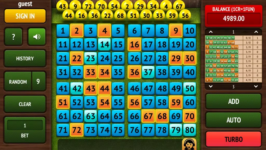 Turbo Keno APK