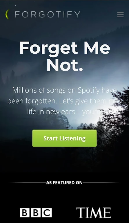 Forgotify - Discover unheard songs Android