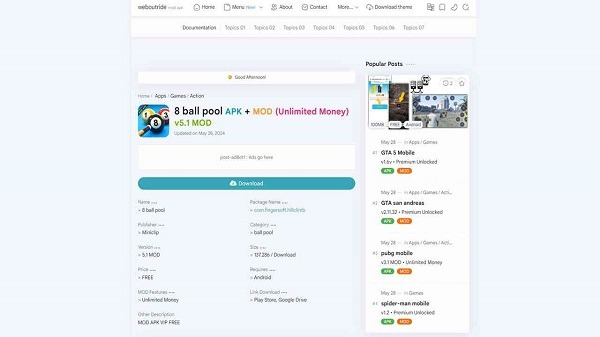 Weboutride