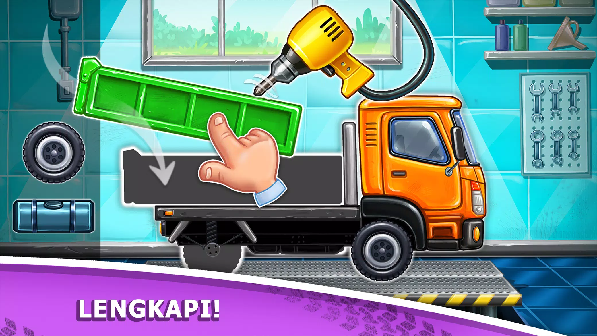 Game anak anak - bangun rumah