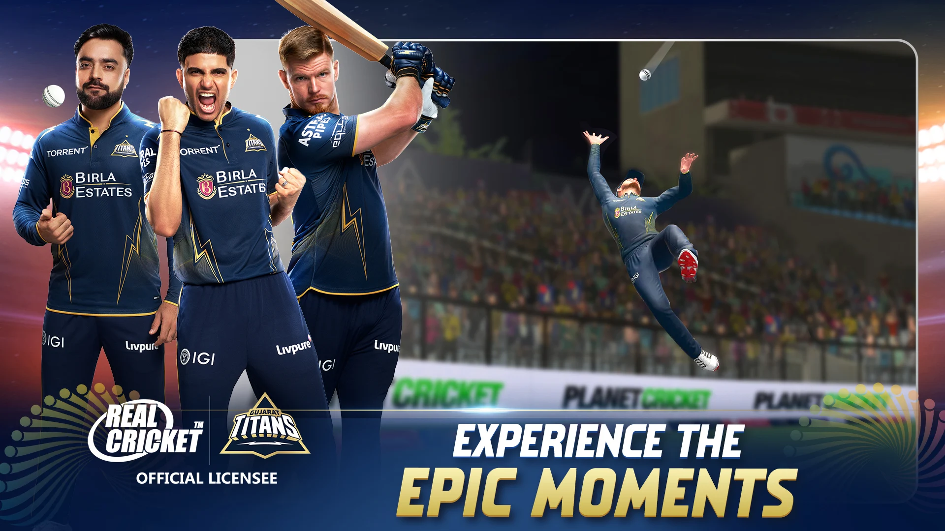 Real Cricket Swipe