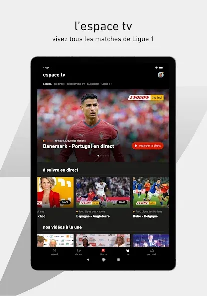 L’ÉQUIPE - actu, score, match L’ÉQUIPE - actu, score, match