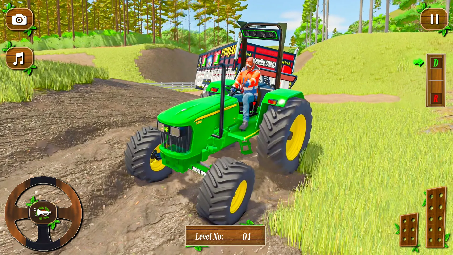 Indian Tractor Sim Tochan Game