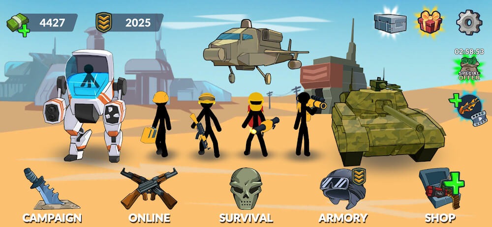 Stickman World Battle