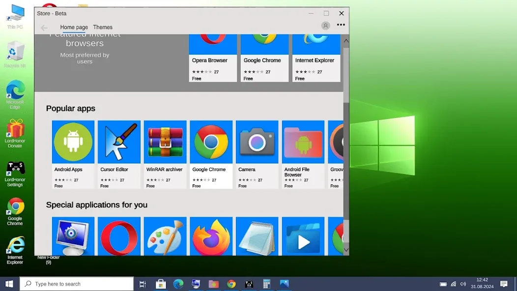 WIN-10 Simulator