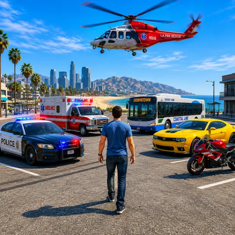 Real Multivehicle Driving Game