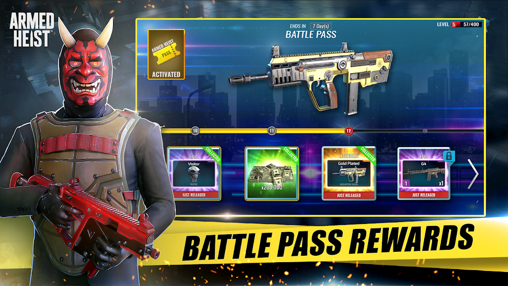 Armed Heist: Shooting gun game
