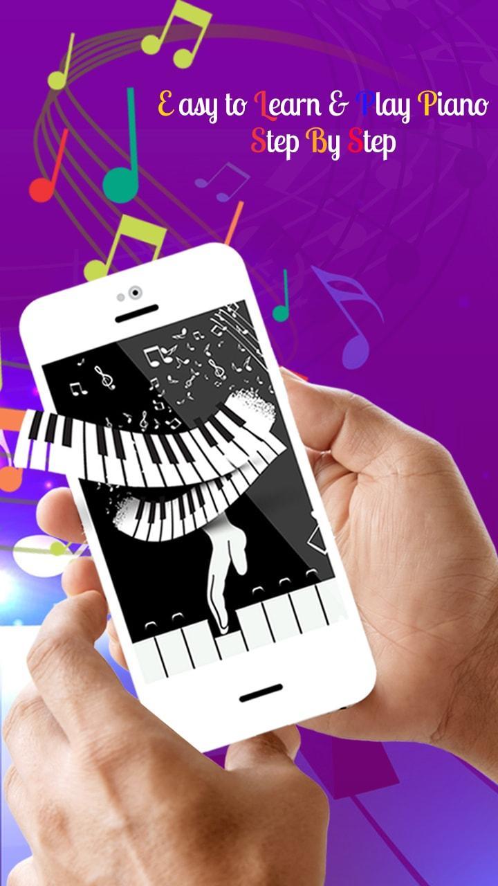 Piano keyboard with Magic Tiles