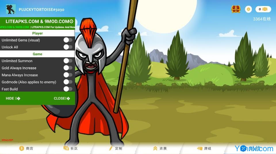Stick War Saga Mod Menu