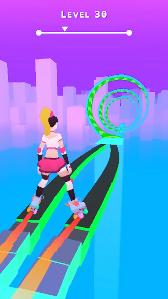Sky Roller: Rainbow Skating Mod
