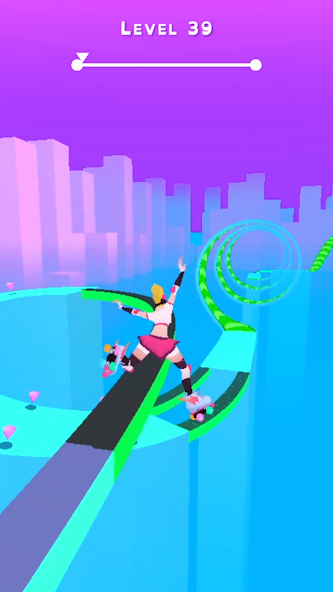 Sky Roller: Rainbow Skating Mod