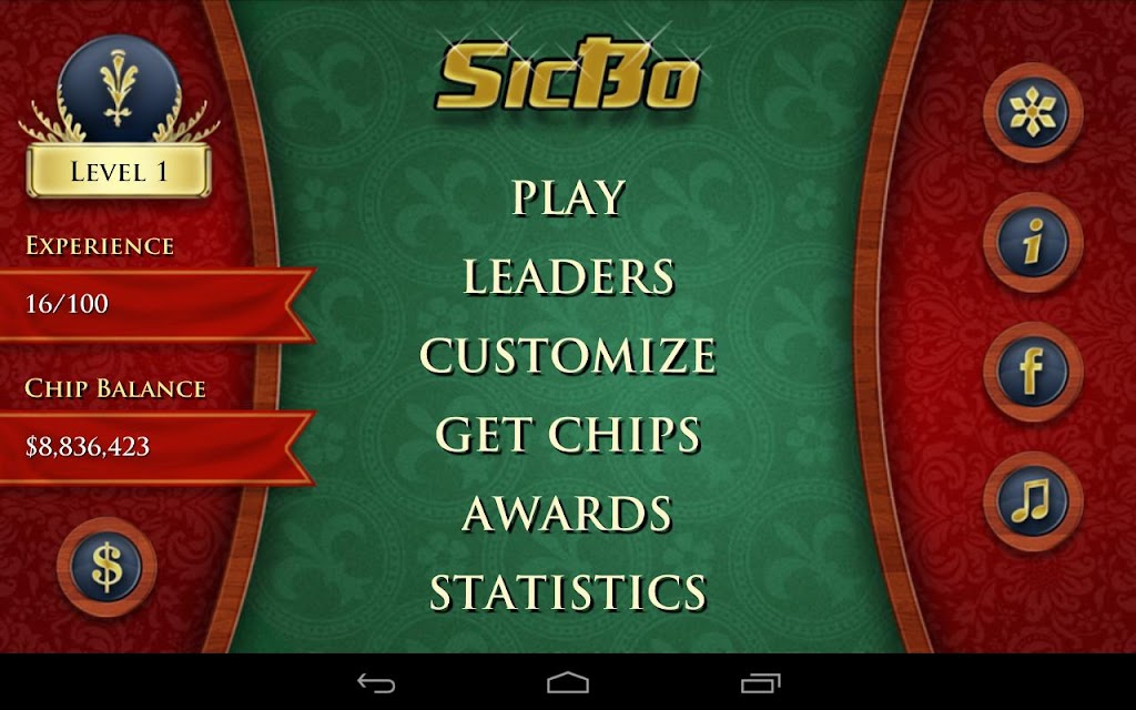 Casino Dice Game: SicBo 1.0.1