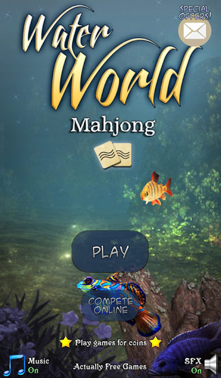 Hidden Mahjong: Underwater World