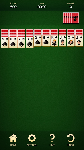 Spider Solitaire - Free Card Game