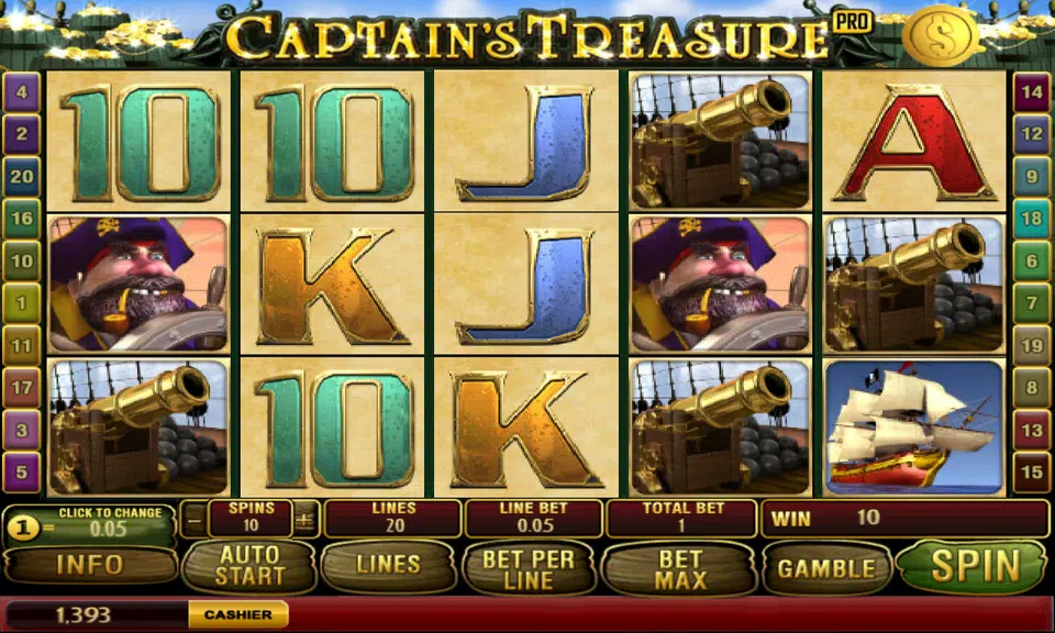 Captain&#039;s Treasure Slots