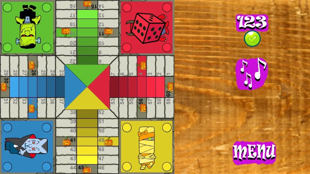 Ludo halloween monsters