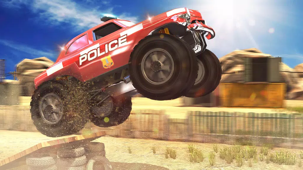 US Police Monster Truck Crash