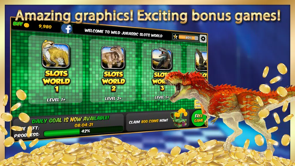 Wild Jurassic Slots World